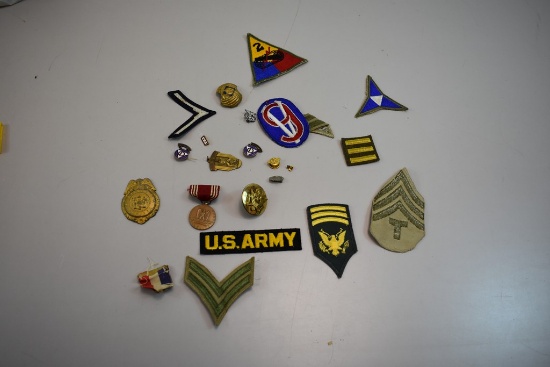 VINTAGE PATCH AND PIN COLLECTION - ASSORTMENT #3
