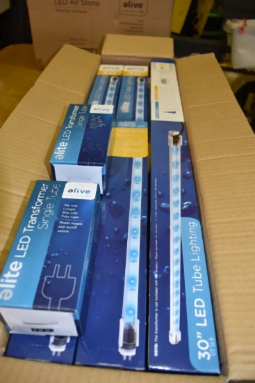 FULL CASE OF (12) 30" LUNAR BLUE AQUARIUM BULBS AND