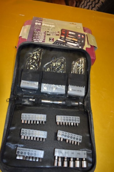 60 PIECE TOOL REPAIR KIT AND BIT SET