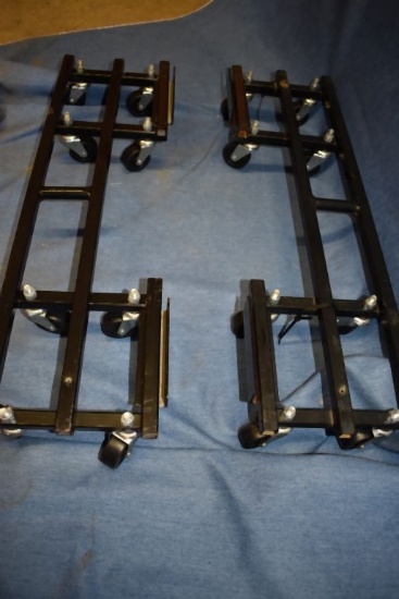 PAIR OF MOVING DOLLIES, NEW IN BOX, EACH DOLLY HAS