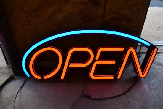 LUMIBRITE LIGHTED "OPEN" SIGN