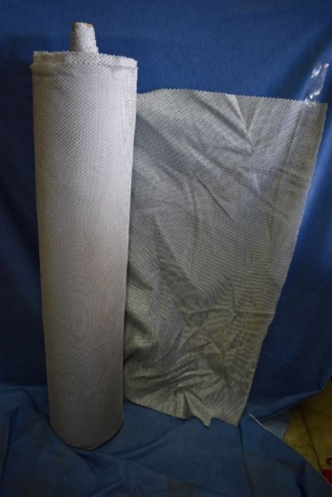 LARGE BOLT OF PERFORATED FABRIC - GRAY, 46" WIDE