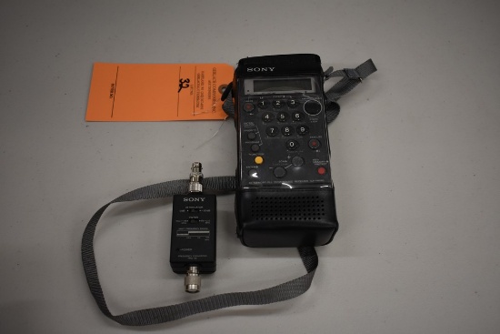 SONY PORTABLE RADIO RECEIVER (HAM) ICF-PRO80,