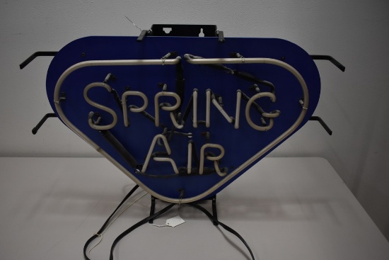 SPRING AIR NEON SIGN MATTRESS ADVERTISING, WORKING