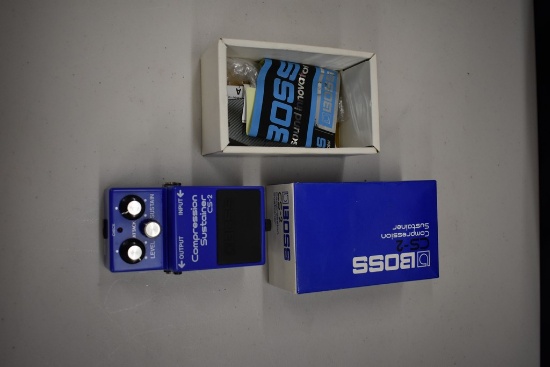 GUITAR EFFECTS PEDAL OSS CS-2 COMPRESSION SUSTAINER,