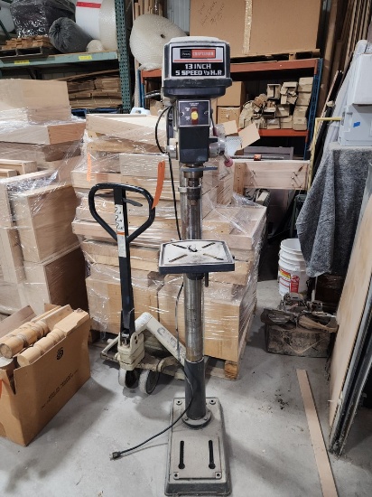 CRAFTSMAN DRILL PRESS 13", 1/3 H.P., WORKING WHEN