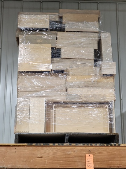 PALLET OF CABINET DRAWERS, CUSTOM PRODUCED,