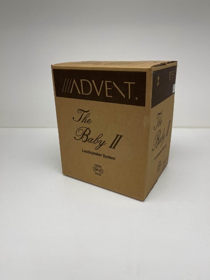 PAIR OF VINTAGE ADVENT THE BABY II SPEAKERS IOB,
