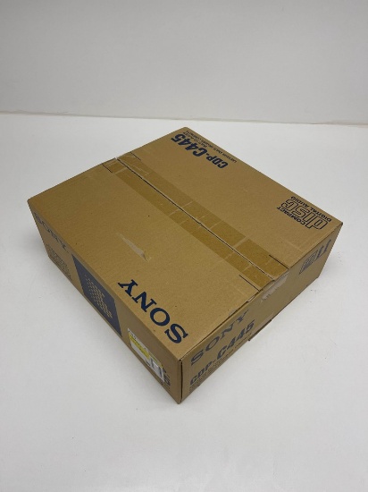 NEW IN OPEN BOX SONY CDP-C445 CD PLAYER,