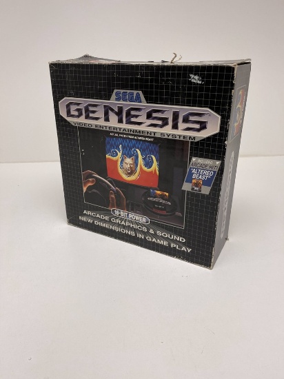 VINTAGE SEGA GENESIS VIDEO GAME CONSOLE IN BOX,