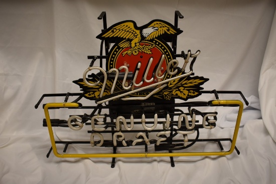 VINTAGE NEON BEER SIGN BREWERY, GREAT FOR REC ROOM