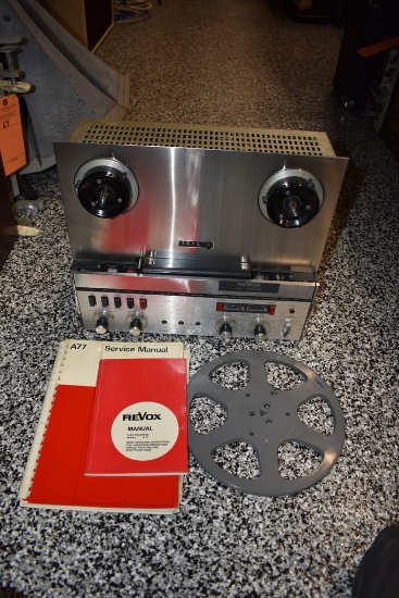 REVOX A-77 REEL TO REEL RECORDER PLAYER, UNTESTED