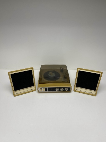 RETRO GE GENERAL ELECTRIC MID CENTURY MODERN RECORD PLAYER