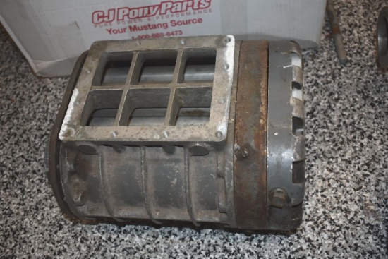 RARE (1950'S) MCCULLOCH ENGINEERING SUPERCHARGER FOR FORD. UNSURE OF CONDITION, SOLD AS IS.