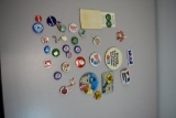 VINTAGE POLITICAL AND NOVELTY PIN COLLECTION -
