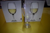 (2) BOXES OF WINE GLASSES - (8) TOTAL