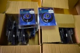 (12) LED AQUARIUM AIR STONES; (6) BLUE AND (6) RED