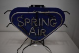 SPRING AIR NEON SIGN MATTRESS ADVERTISING, WORKING