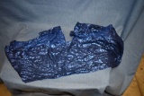 BIN FULL OF BLUE SEQUINNED TABLE RUNNERS/CHAIR SASHES