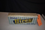 DRINK HIRES ROOT BEER LIGHTED SIGN (SEE PHOTOS FOR CONDITION)