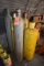 (6) LARGE PROPANE STYLE TANKS,