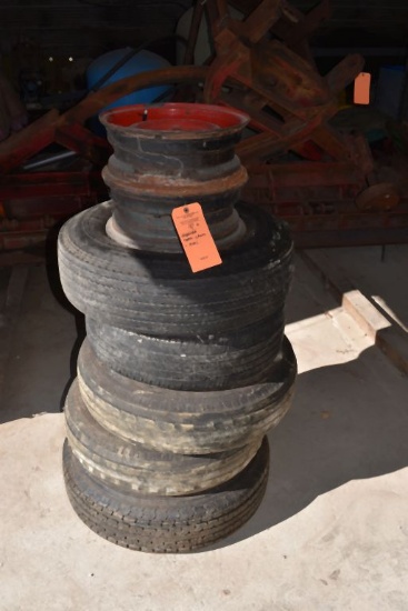 ASSORTED TIRES W/RIMS & RIMS