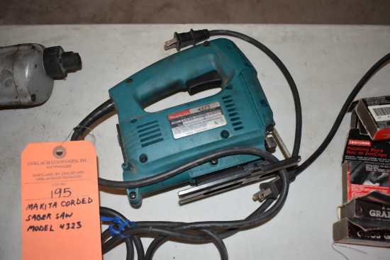 MAKITA CORDED SABER SAW, MODEL 4323