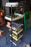 WIRE RACK SHELVING UNIT W/LETTERS & NUMBERS FUN