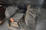 SKID W/MISC. CHAIRS