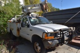 #225 (2001) FORD F550XL SUPER DUTY BUCKET TRUCK,