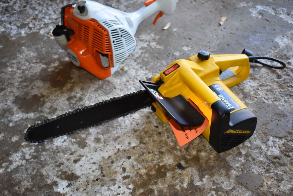 Mcculloch electric chainsaw em300s deals