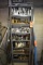 HEAVY DUTY STEEL WELDED SHELVING UNIT WITH CONTENTS,