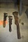(3) SQUARE CLAMP ADJUSTABLE PIPE WRENCHES, (2) 12
