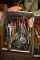 BOX OF ASSORTED PLIERS, SIDE CUTTERS, SNIPS