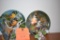 (4) ITEMS - BIRD PLATES, 