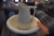 WHITE CERAMIC BOWL AND PITCHER