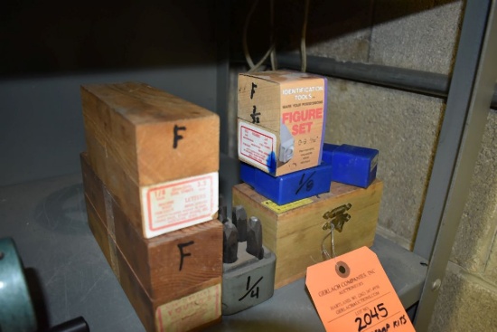 ASSORTED STAMP KITS; 3/32" FIGURES,