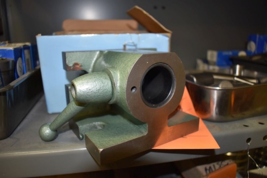 COLLET FIXTURE, COLLETS AND MISC. ON THIS SHELF,