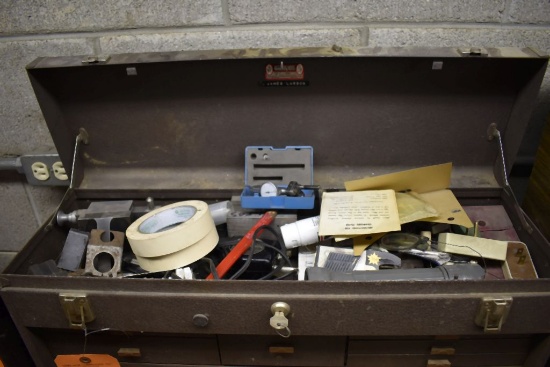KENNEDY EIGHT DRAWER TOOLBOX WITH CONTENTS, 14"H x