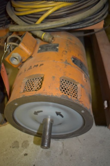 ELECTRIC MOTORS, WIRE AND MISC. UNDER BENCH IN THIS SECTION,