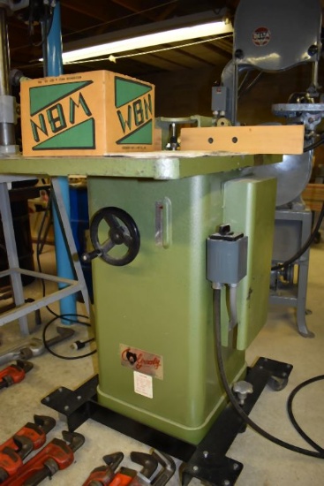 GRIZZLY SHAPER, 1 1/2 H.P., SINGLE PHASE, 115/230 VOLT,