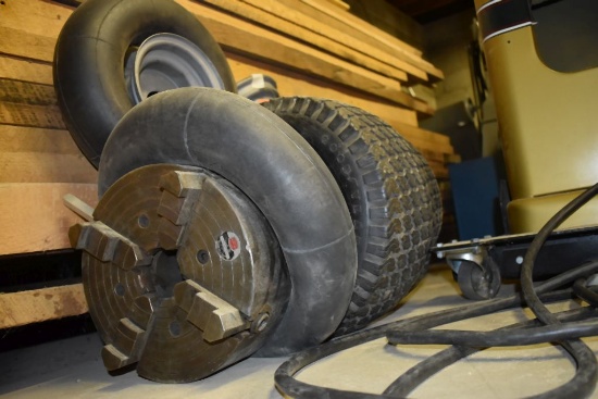 ASSORTED TIRES, RIMS AND TUBES