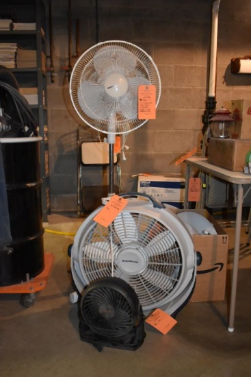 (3) FANS; WIND MACHINE FLOOR FAN, WINDMERE MODEL
