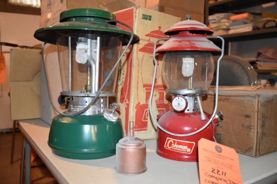 VINTAGE CAMPING ITEMS; COLEMAN CAMP STOVE,