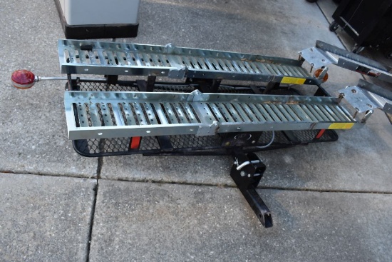 HAUL MASTER WHEEL CHAIR/MOTORCYCLE TRAILER HITCH RAMP