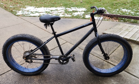 FAT TIRE BIKE WITH SHIMANO NEXUS SHIFTER,