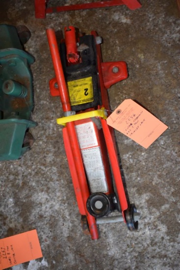 CENTRAL HYDRAULICS RED TWO TON TROLLEY JACK