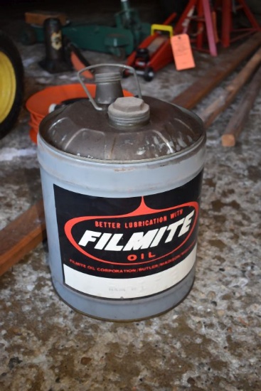 FILMITE OIL FIVE GALLON WAYLUBE CAN, EMPTY