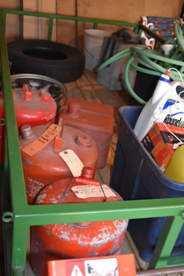 (4) ASSORTED FUEL CANS