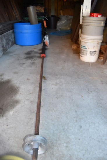 GARAGE DOOR ROD WITH 2 SPRINGS, 202" LONG OVERALL,